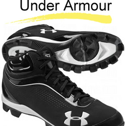 under armour molded cleats