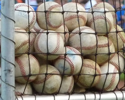 bunch of baseballs