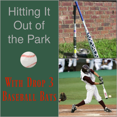 Hitting With Drop 3 Baseball Bats