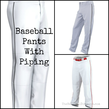 Baseball Pants With Piping