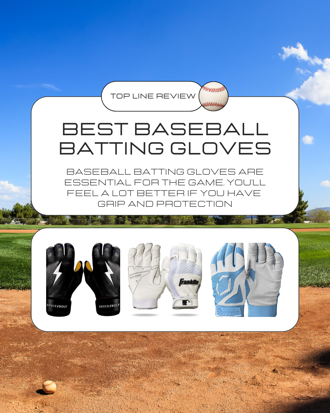 Best Baseball Batting Gloves Are Essential For Grip and Protection