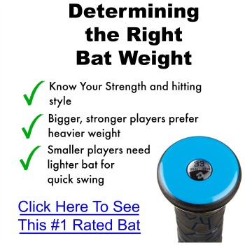 Determining The Right Bat Weight
