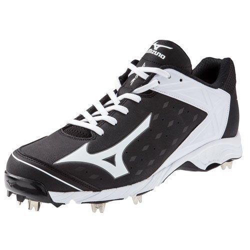Black Mizuno 9 Spike Swagger Cleats