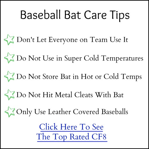 Baseball Bat Care Tips
