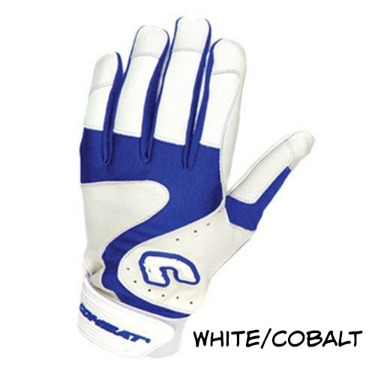 Blue Combat Batting Gloves