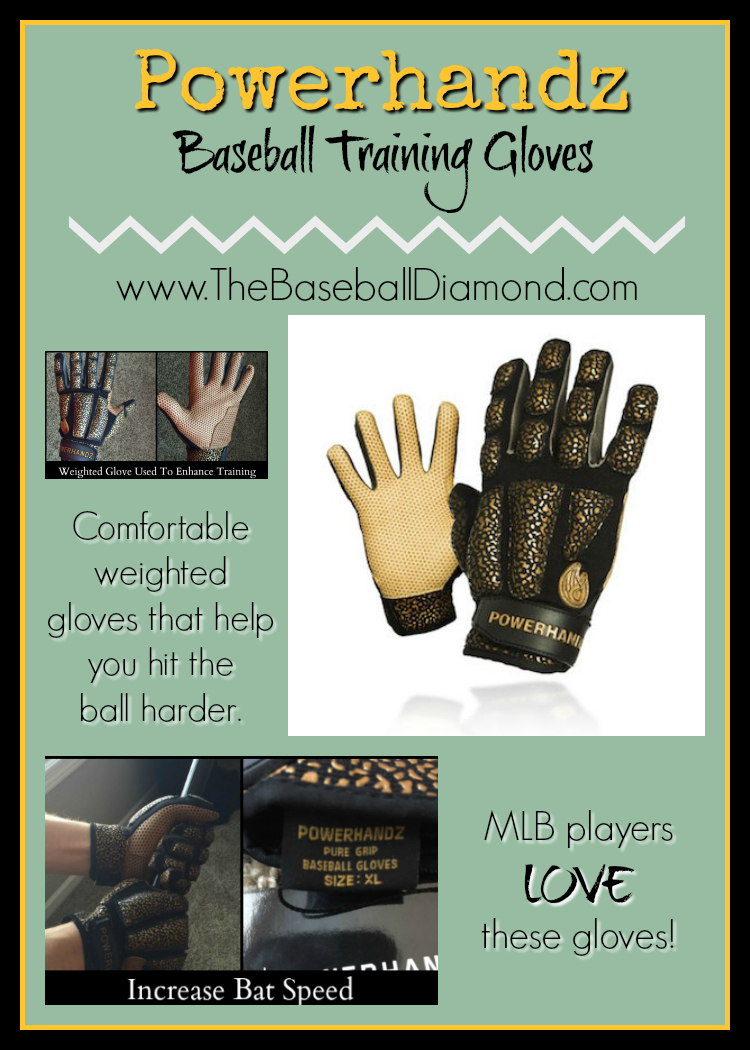 Powerhandz Baseball Weighted Batting Gloves