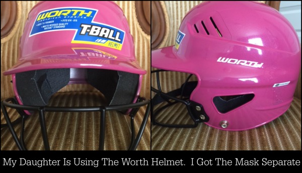 Worth Pink T Ball Helmet