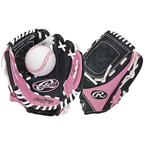 Girls Pink Right Handers T-Ball Glove