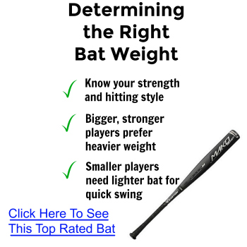 Bat Weight Chart For 2017 Easton Mako Beast BBCOR
