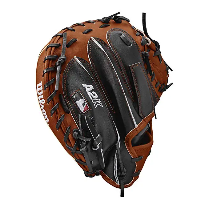 Back of 2023 Wilson A2K Catchers Mitt