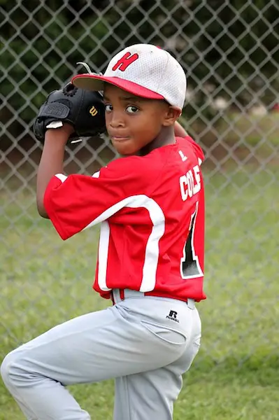 Youth Baseball Pitcher