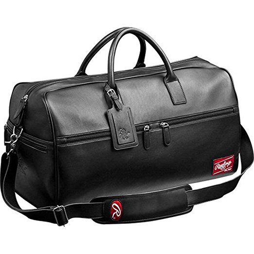 Black Rawlings Baseball Bag With Strap