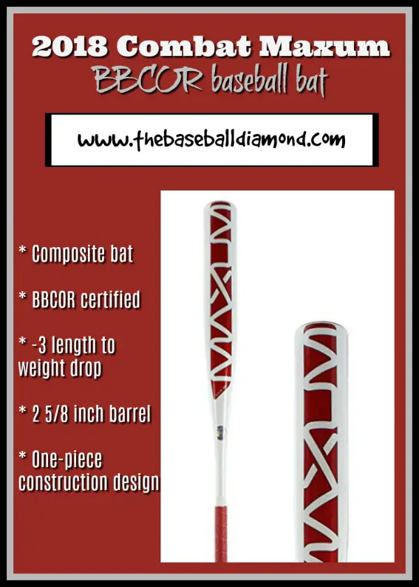 2018 Combat Maxum BBCOR Baseball Bat