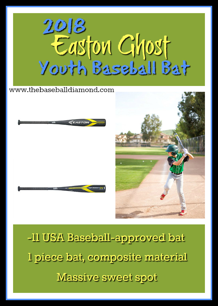 Comfort Grip 1 Piece Composite EXACT Carbon 2019 EASTON Ghost X Hyperlite -13 2 1/4 USA Youth / Kids Tee Ball Baseball Bat