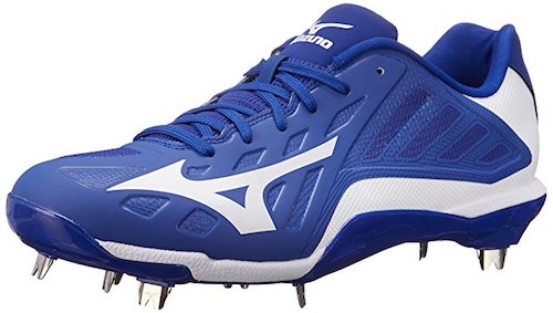 Blue Mizuno Men's Heist IQ Baseball Shoe