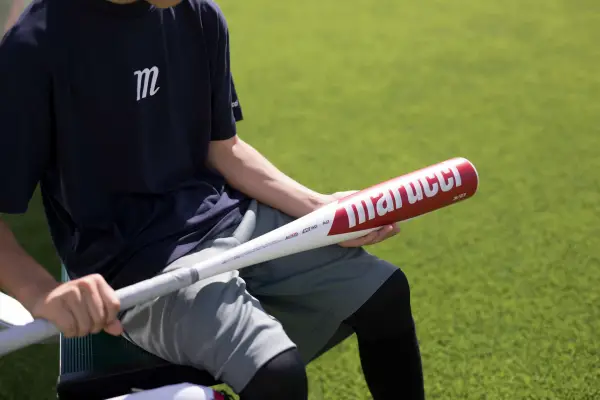 Player Holding Marucci Cat 8 Drop 3